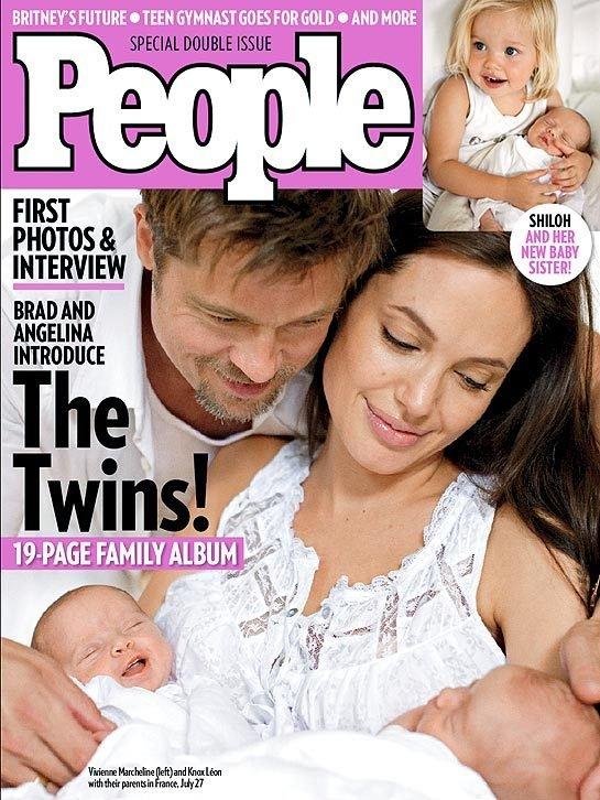 People to pay $14 million for Brad Pitt and Angelina Jolie's baby photos - 