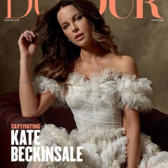 Kate Beckinsale graced DuJour magazine