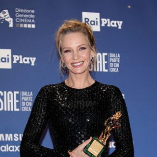 Uma Thurman received an award for David di Donatello