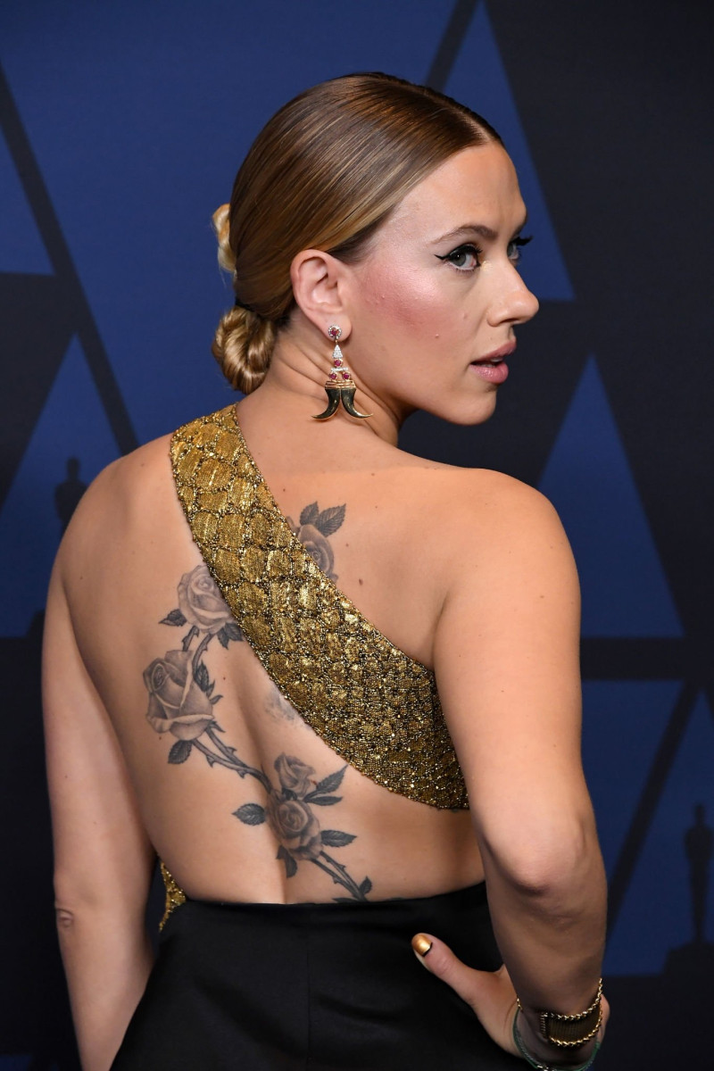 Scarlett Johansson Tattoos Arm