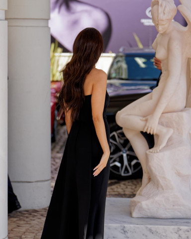 Mahlagha Jaberi attends the "The Old Oak" premiere at the Cannes 