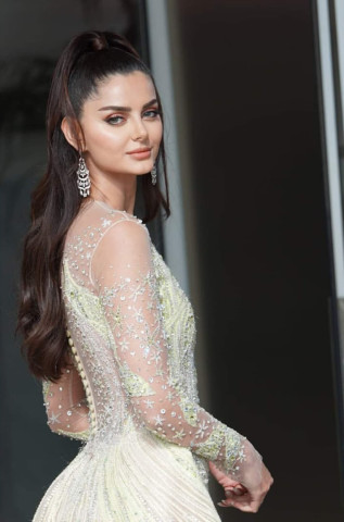 Mahlagha Jaberi at the premiere of "France" during the Cannes Film Festival 