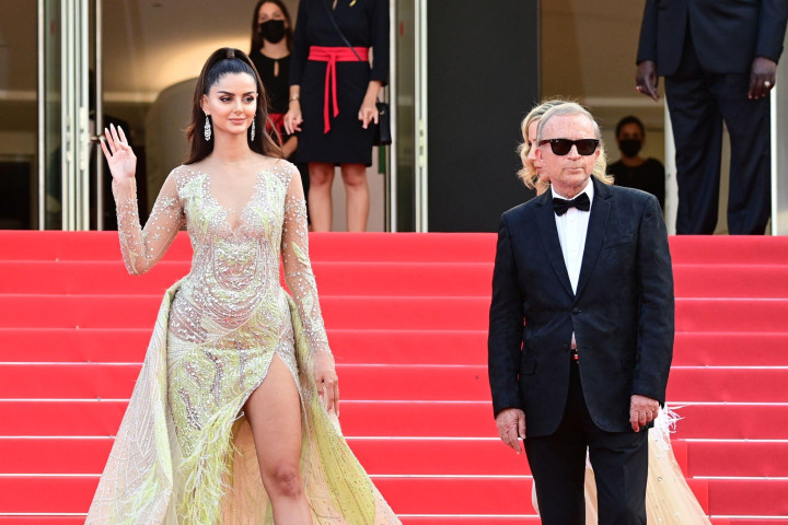 Mahlagha Jaberi at the premiere of "France" during the Cannes Film Festival 
