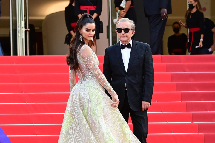 Mahlagha Jaberi at the premiere of "France" during the Cannes Film Festival 