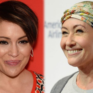 Alyssa Milano Supports Shannon Doherty