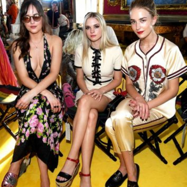 See Style Of Stella Banderas, Dakota Johnson and Grace Johnson At Gucci Cruise 2018 Show