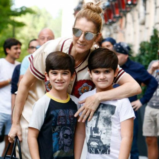 Celine Dion's Little Twins Look All Grown Up on Parisian Shopping Trip