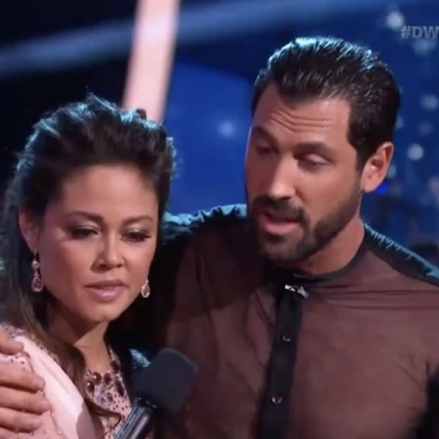 Maksim Chmerkovskiy And Vanessa Lachey Cry