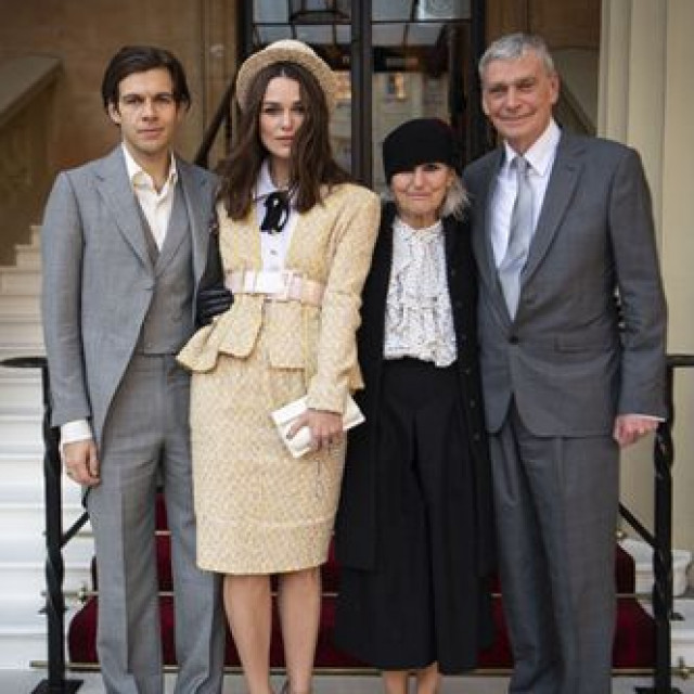 Keira Knightley received the Order of the British Empire 