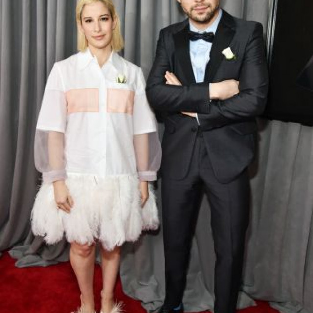 Jack Antonoff With His Sister At 2018 Grammys