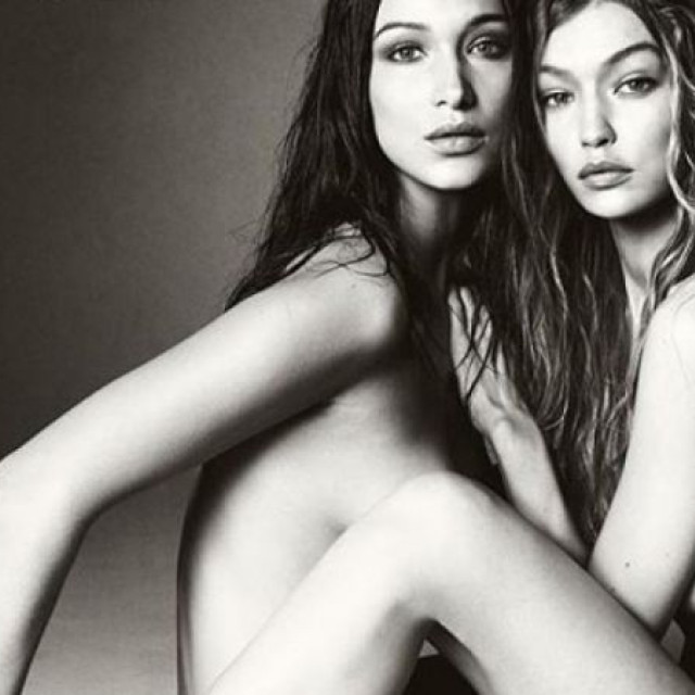 British Vogue Got Naked Gigi And Bella Hadid