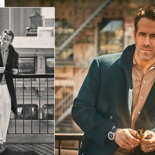 Ryan Reynolds appeared on Mr Porter's pages