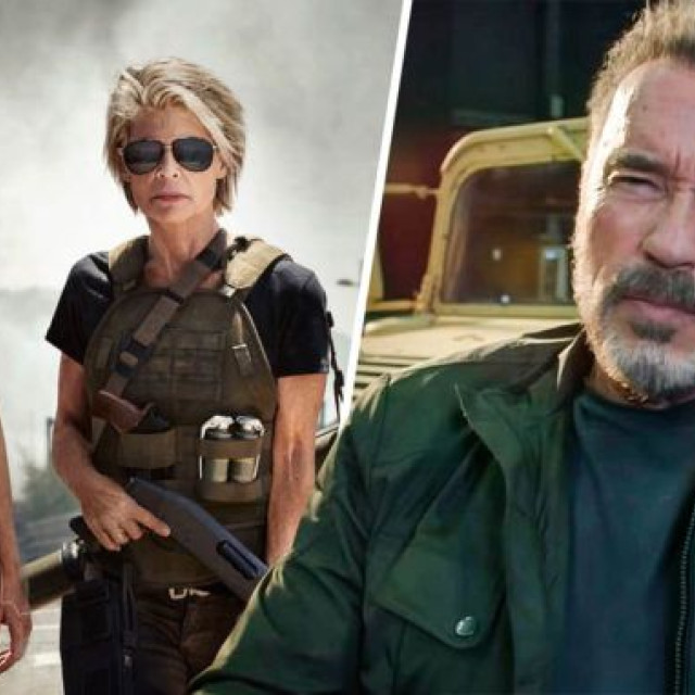 New pictures of Arnold Schwarzenegger from the upcoming Terminator movie