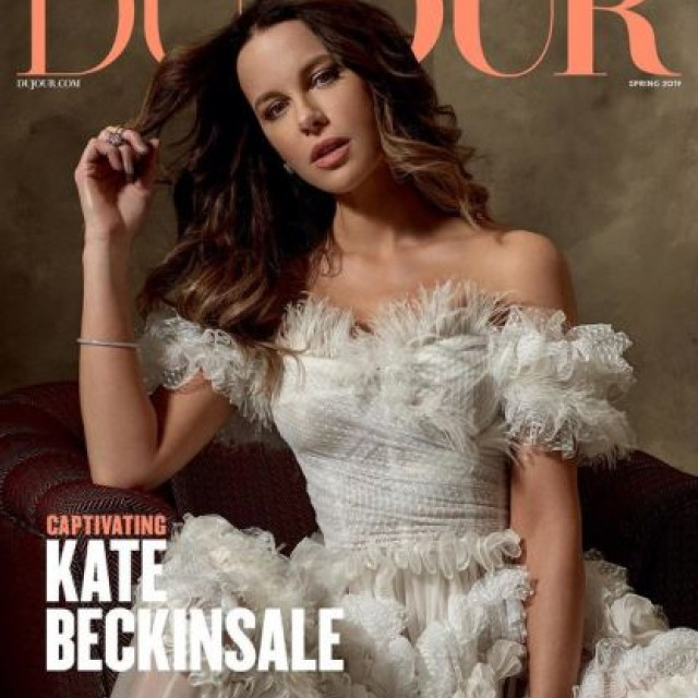 Kate Beckinsale graced DuJour magazine