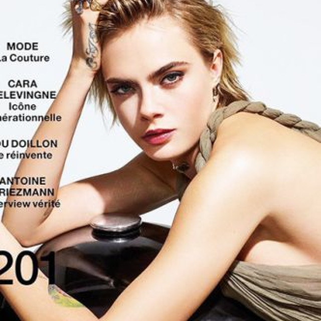 Cara Delevingne in the march Numero Magazine