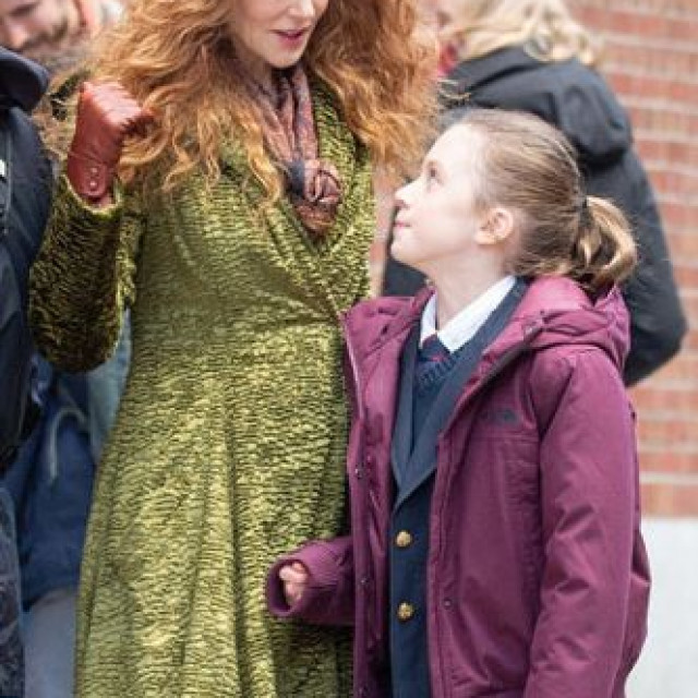 Nicole Kidman appeared in The Undoing with her younger daughters 
