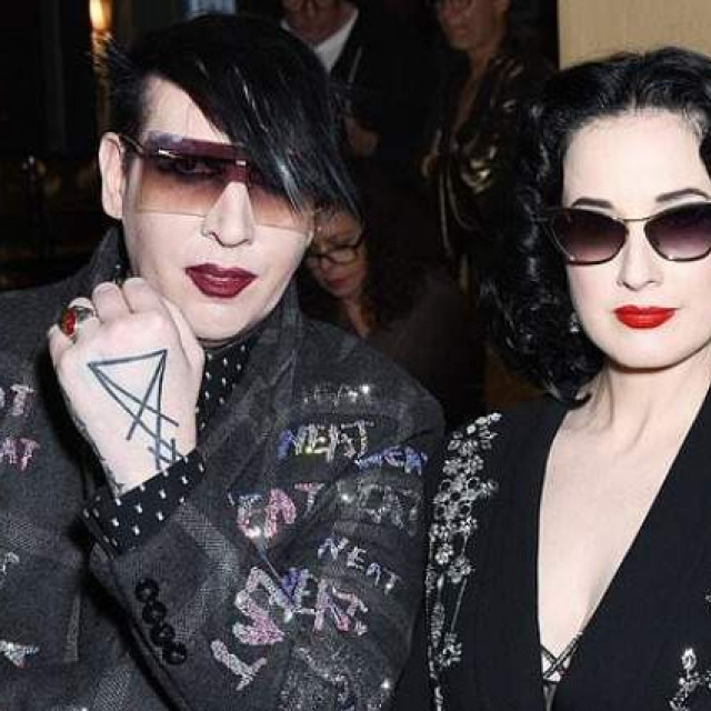 Marilyn Manson was suspected in the novel with his ex-wife
