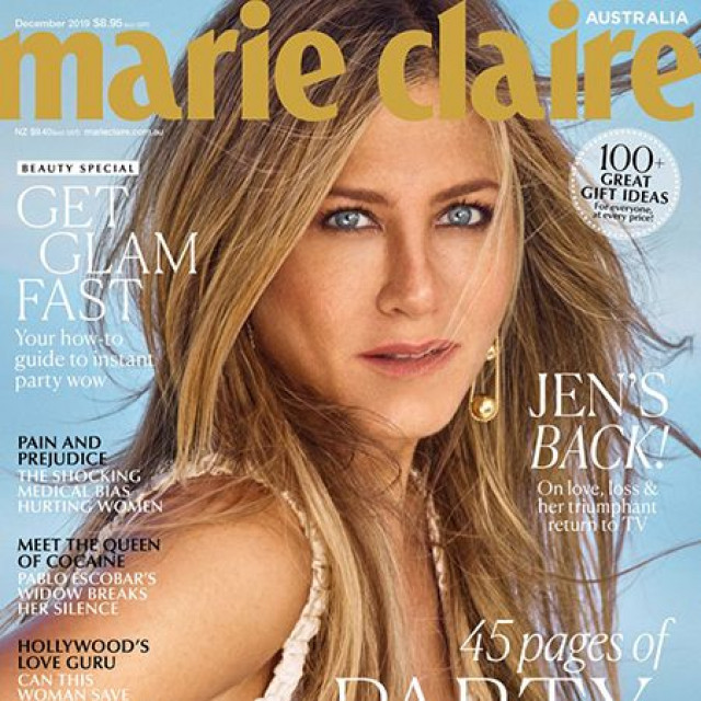 Jennifer Aniston starred for glossy Marie Claire