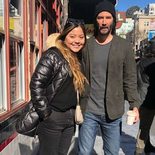 Fans noticed Keanu Reeves on the set of "The Matrix 4"