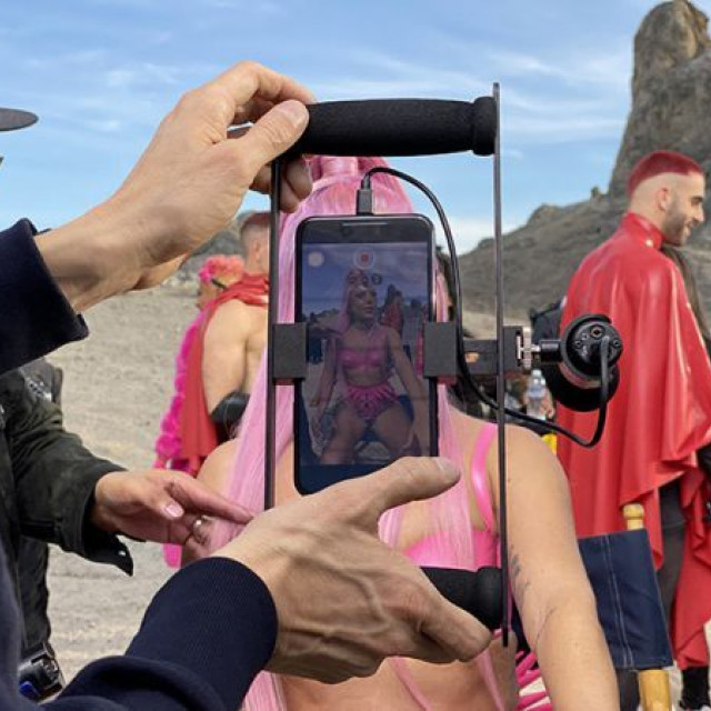 Lady Gaga has shot a new clip on the iPhone 11