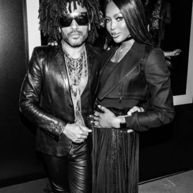 Naomi Campbell and Penelope Cruz congratulated Lenny Kravitz