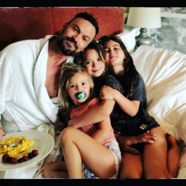 Brian Austin Green spent the weekend with the kids