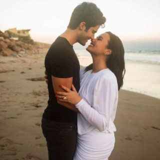Demi Lovato announced her engagement to Max Ehrich