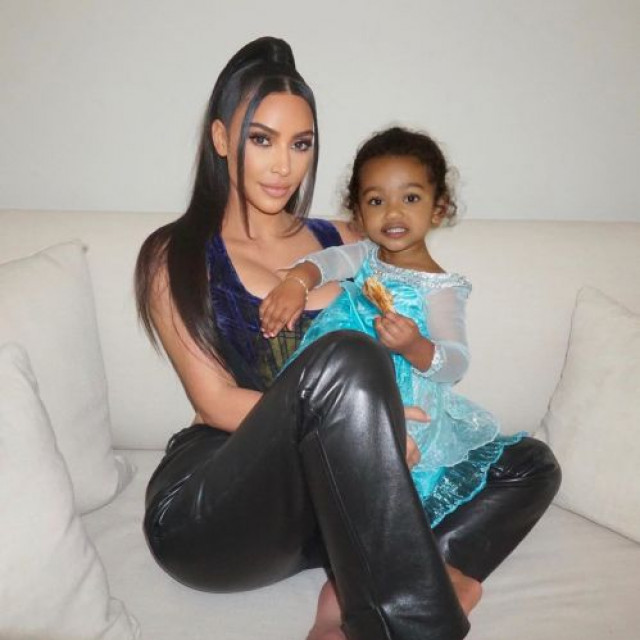 Kim Kardashian showed the 2-year-old daughter