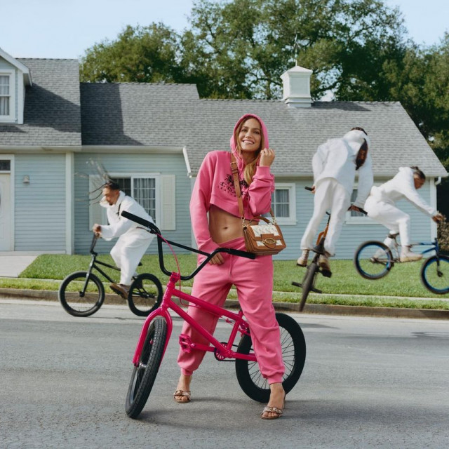 Jennifer Lopez rides a BMX bike in new Coach campaign