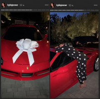 Kylie Jenner gave mom cool Ferrari