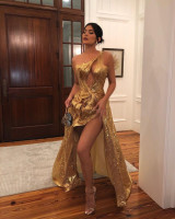 Kylie Jenner appeared in a revealing dress