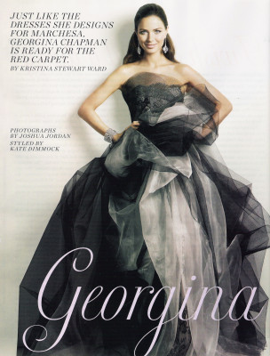 photo 3 in Georgina Chapman gallery [id219834] 2009-12-24 00:00:00