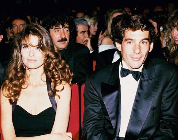 top model CAROL ALT and AYRTON SENNA