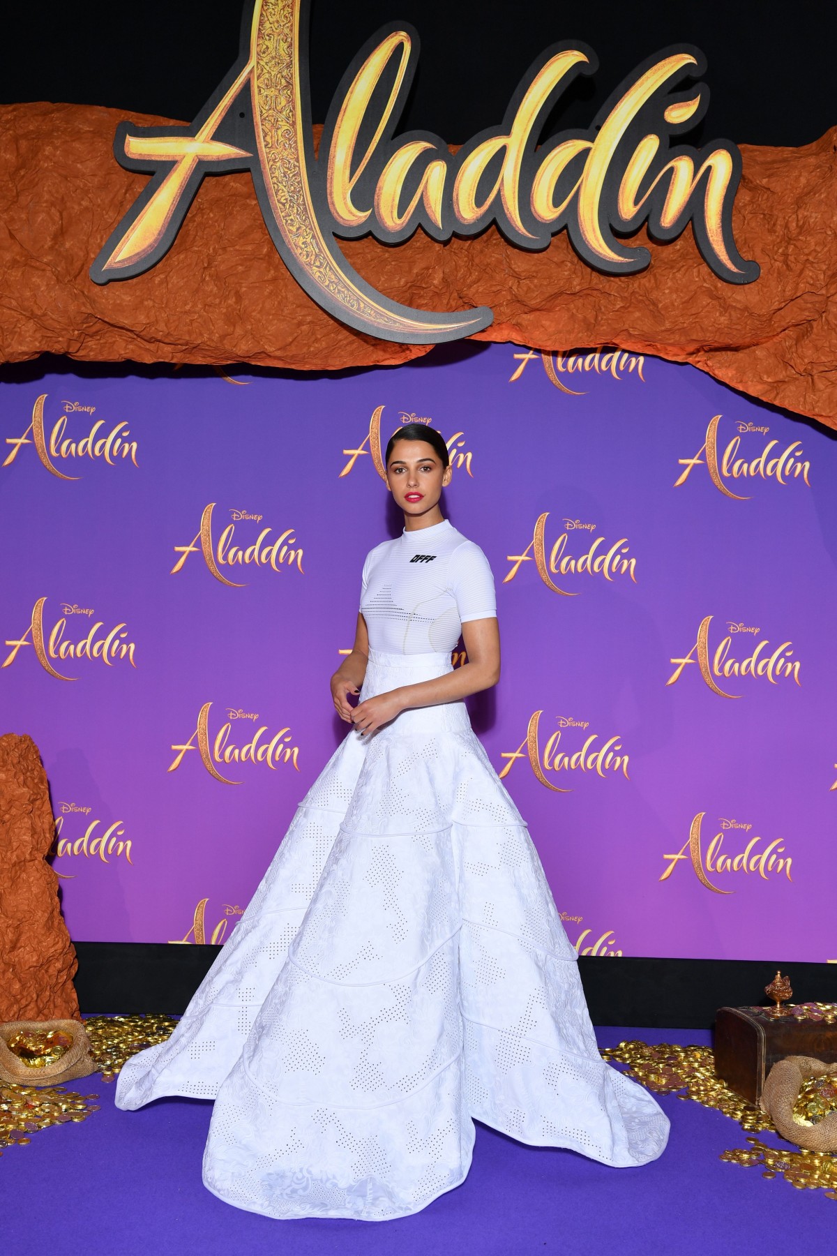 Naomi Scott - "Aladdin" Premiere in Paris || 2019