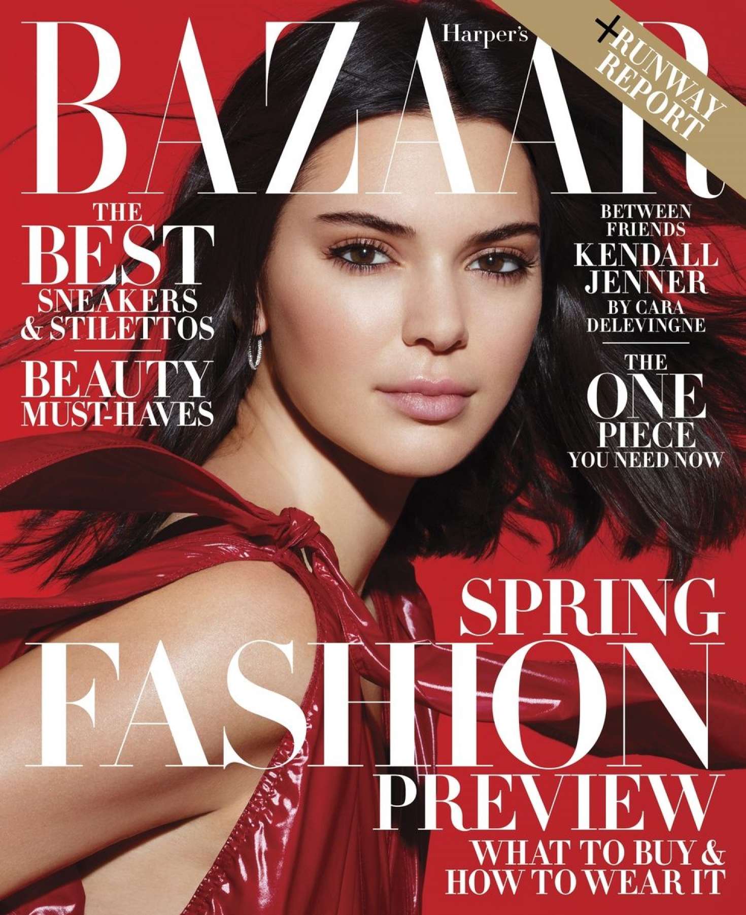 Kendall Jenner in Harper's Bazaar Magazine (February 2018)