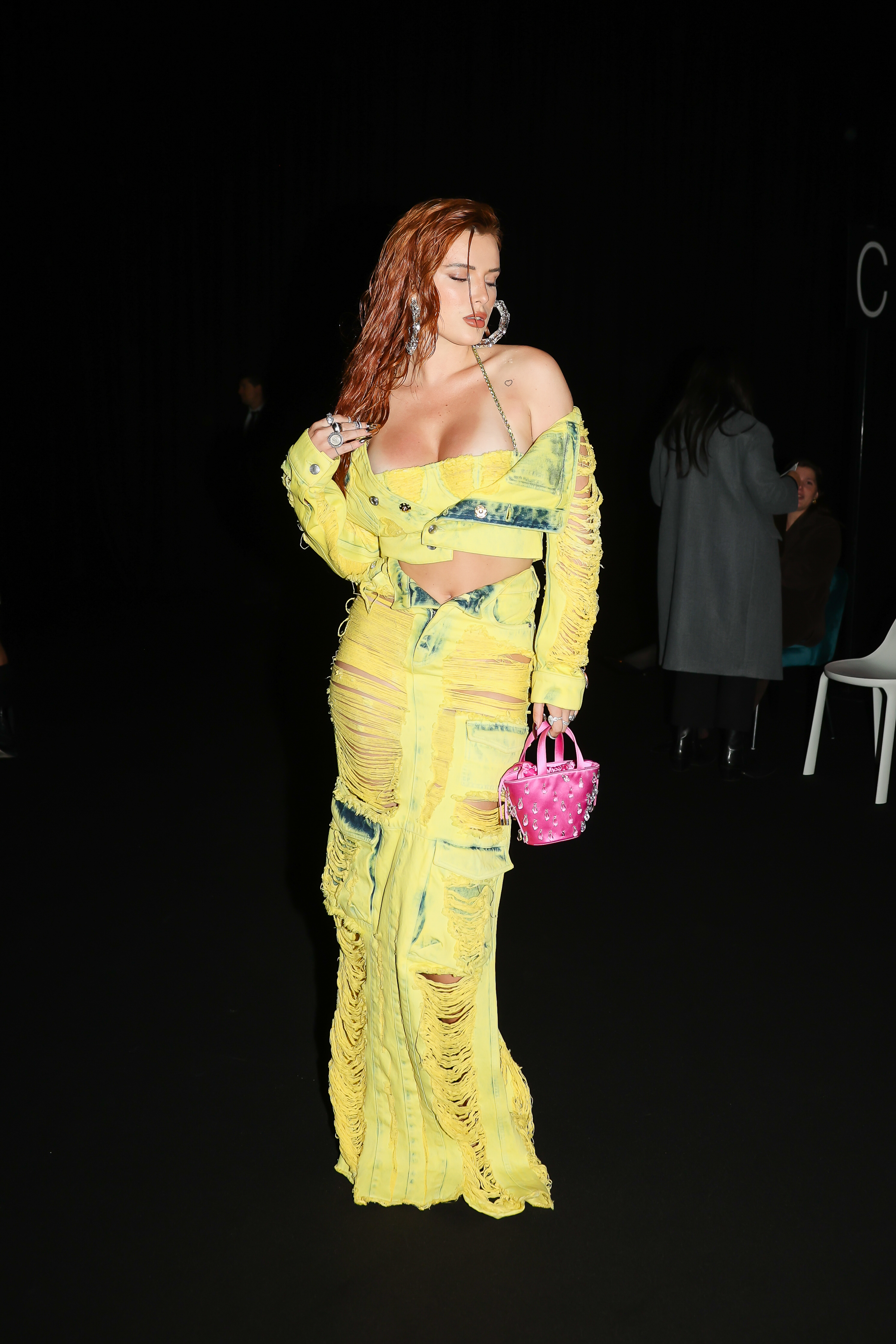 Bella Thorne at GCDS Fashion Show in Milan 02/23/2023