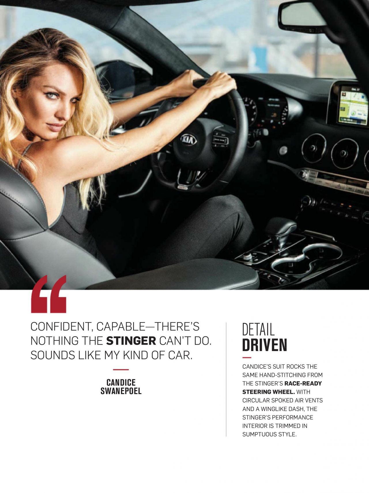 Candice Swanepoel – SI Swimsuit 2018 and KIA Stinger