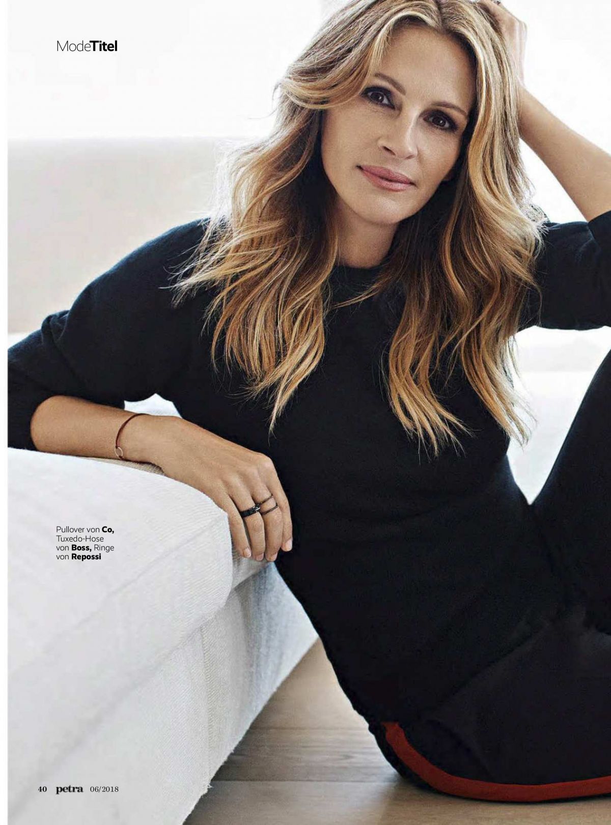 Julia Roberts in Petra Magazie, June 2018