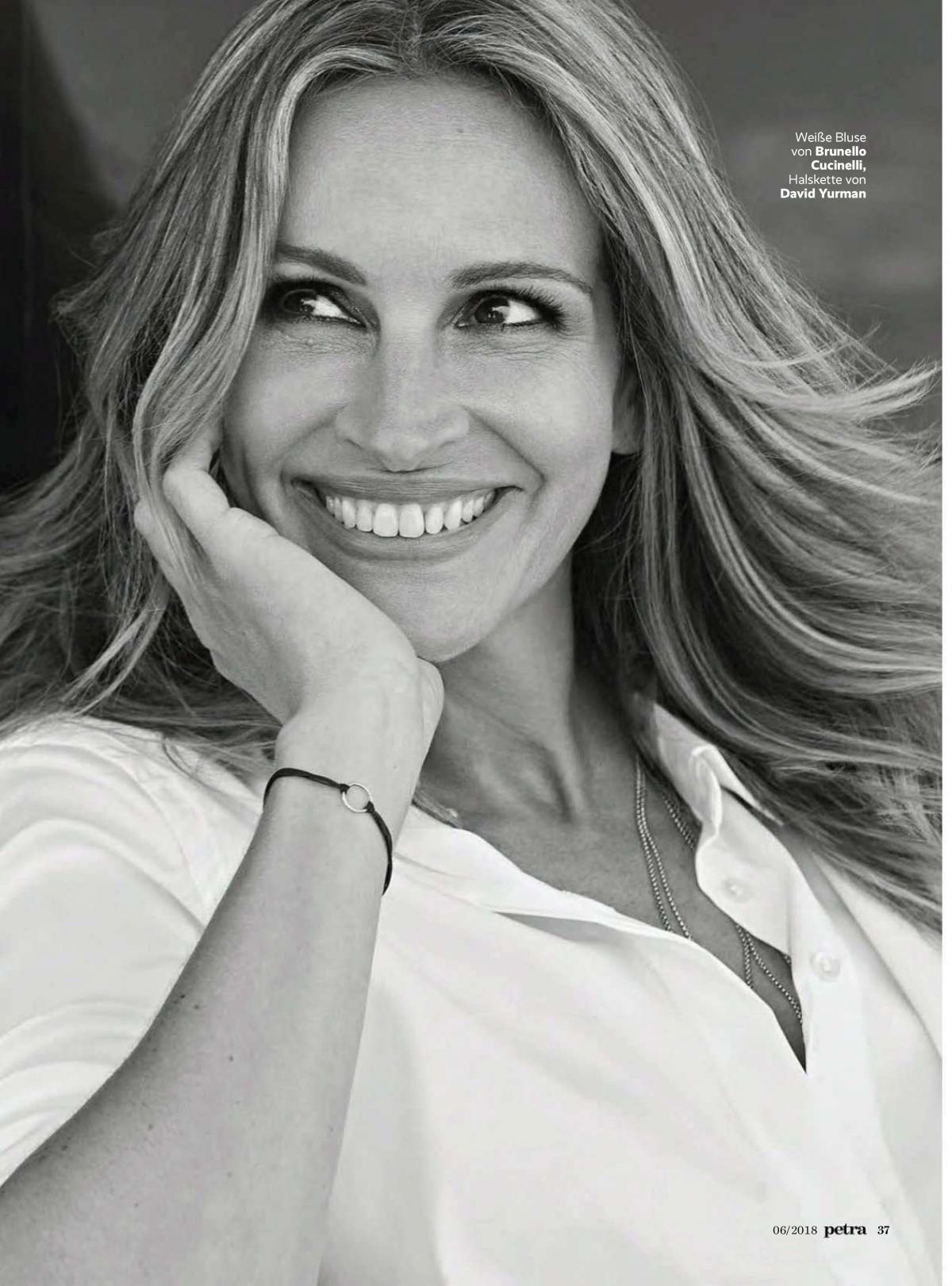 Julia Roberts in Petra Magazie, June 2018