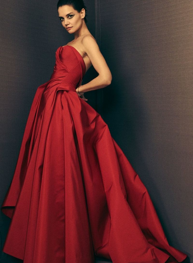 Katie Holmes for Zac Posen Fall 2018 Ready-to-Wear Collection 2018