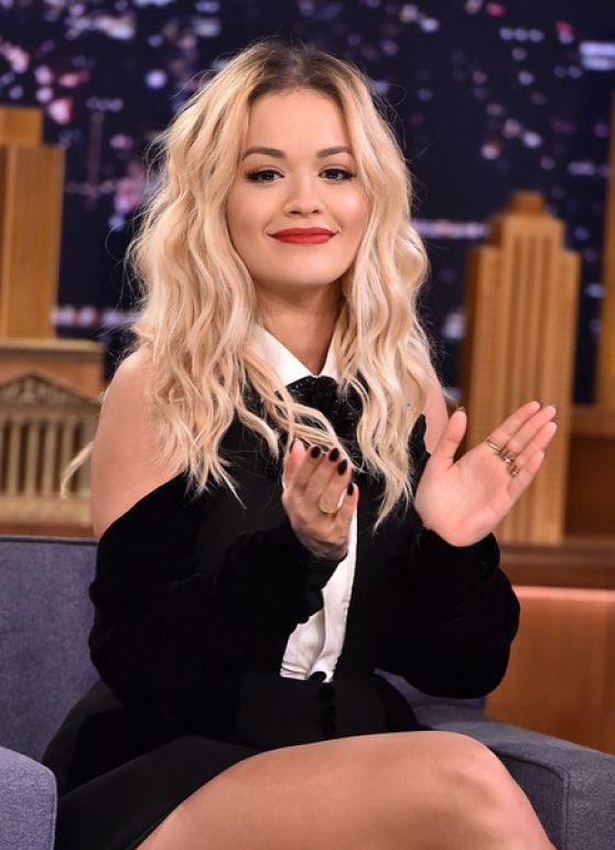 Rita Ora Appeared on The Tonight Show With Jimmy Fallon