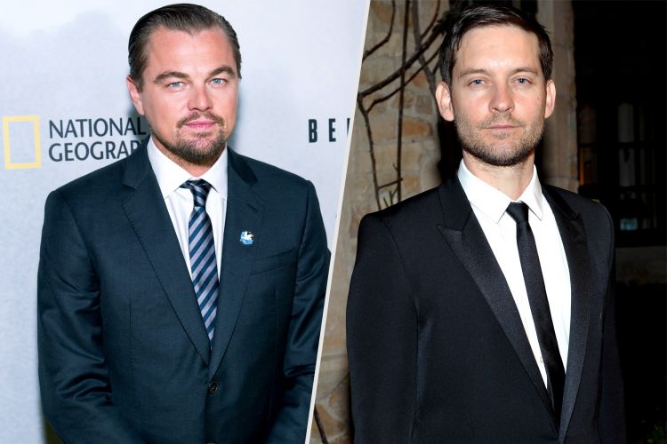 Guys' Night Out Of Leonardo DiCaprio and Tobey Maguire