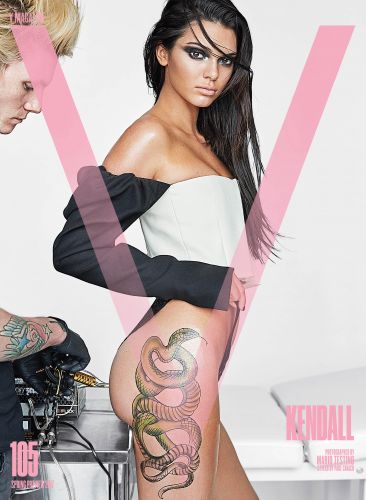 Kendall Jenner's Tattoo On The V Magazine Cover