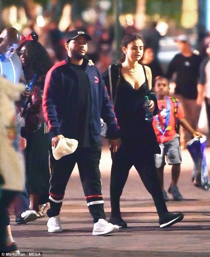 Selena Gomez And The Weeknd Attend Disneyland