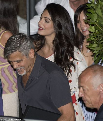 George Clooney boasts of the successes of children