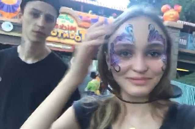 Lily-Rose Depp showed her boyfriend