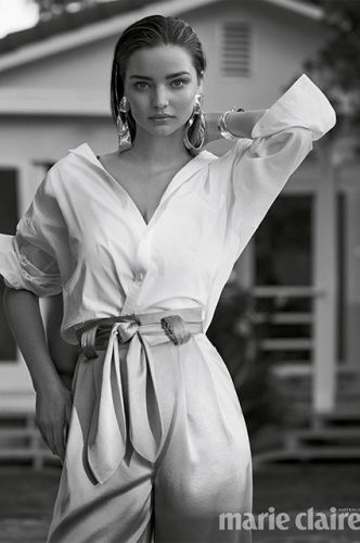 Miranda Kerr shot for Marie Claire