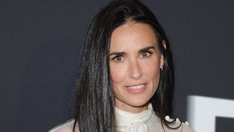 Actress Demi Moore on a date with her girlfriend