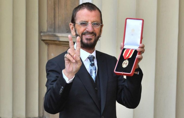 The Beatles drummer Ringo Starr is knighted