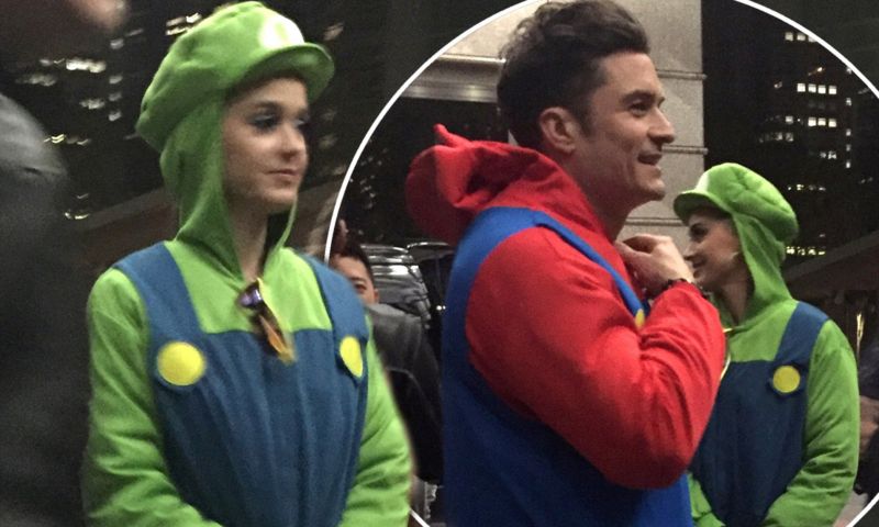 Katy Perry And Orlando Bloom Turned Into Mario And Luigi